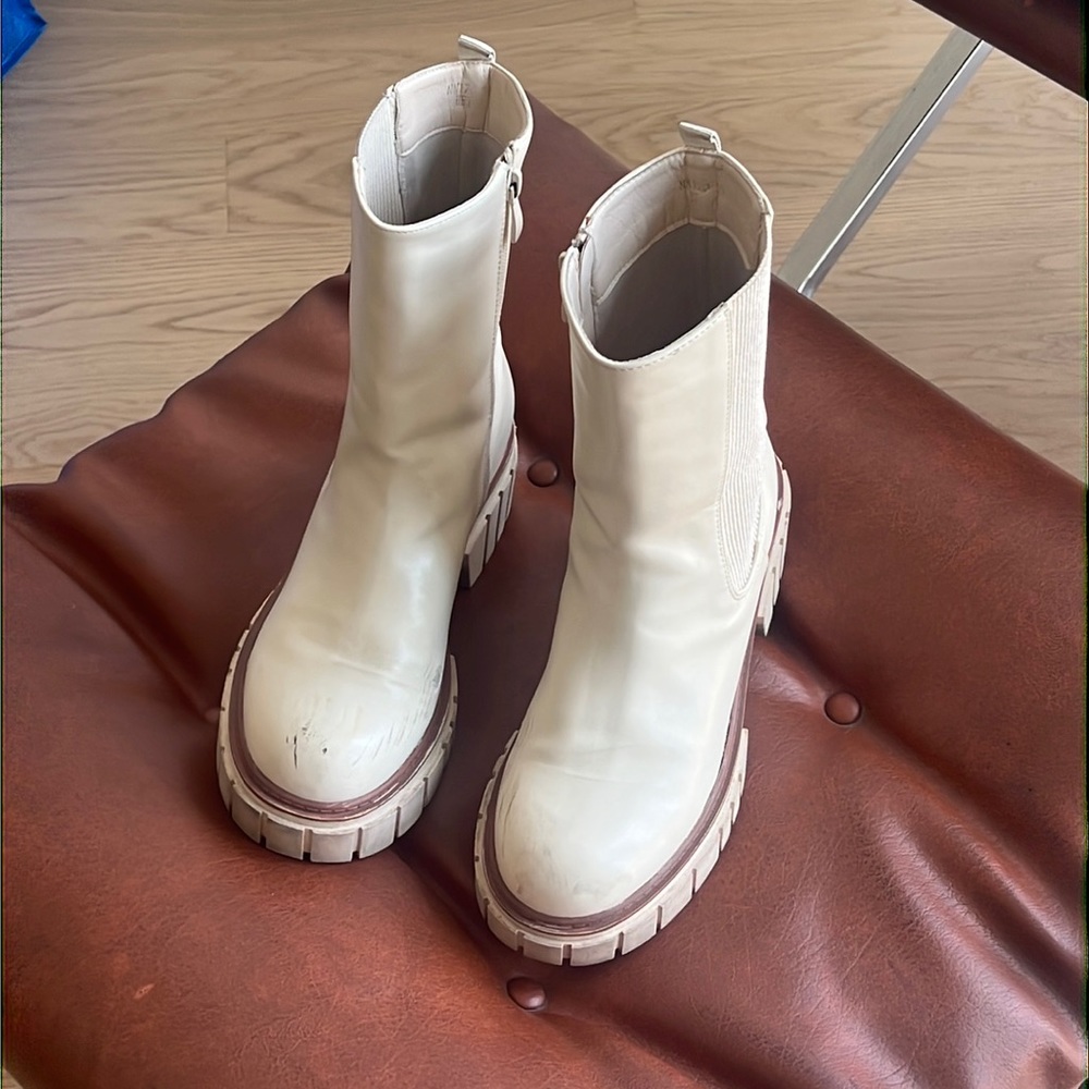 Faux Leather Boots